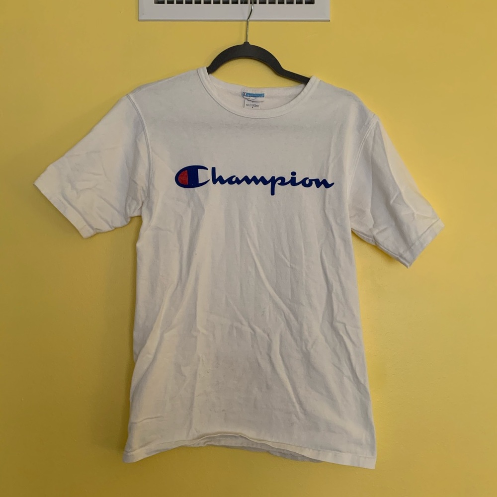 Champion white t shirt
